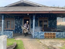 Komitmen Dukung Kesehatan Masyarakat, PT Timah Gerak Cepat Cegah DBD Lakukan Fogging di Desa Gemuruh 