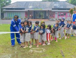 Edukasi Bahaya Api Sejak Dini, Tim Fire Fighter PT Timah Kunjungi TK Kutilang 1 Pangkalpinang