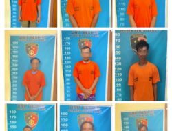 9 Orang Gol..!!!  Kurun Waktu 3 Pekan, Polsek Pantai Labu Ungkap 4 Kasus Kejahatan