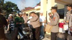 Polres Belitung Bagikan Bingkisan dan Helm Gratis dalam Rangka Hari Bhayangkara ke-79