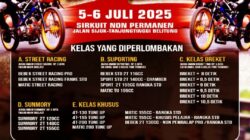 Belitung Drag Bike 2025: Ajang Balap Motor Bergengsi dengan Hadiah Puluhan Juta Rupiah