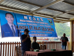 Sambangi Warga Gates Nan XX, Indra Dt Rajo Lelo Reses Fokus Soal Abrasi Pantai hingga Modal UMKM