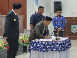 Wakil Bupati Bangkep Hadiri Paripurna Ranperda Perampingan OPD dan Pembentukan Pansus Hasil Pemeriksaan BPK Tentang APBD 2024
