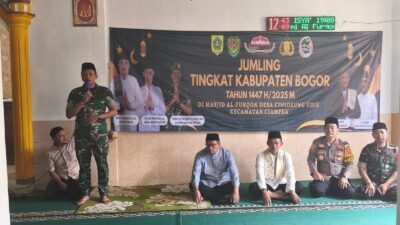 Dandim 0621/Kabupaten Bogor Letkol Inf Henggar Tri Wahono Hadiri Jumat Keliling Forkopimda