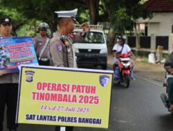 Hari Kelima Operasi Patuh 2025, Polres Banggai Tegur 142 Pelanggar, 31 Anak Dibawah Umur