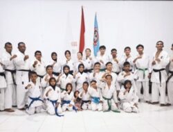 DOJO Karate Inkarnas SMAN 2 Totikum Gelar Ujian Kenaikan Tingkat Semester I Tahun 2025 .