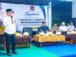 Bupati Banggai Hadiri Tasyakuran di Sumber Mulya Kecamatan Simpang Raya