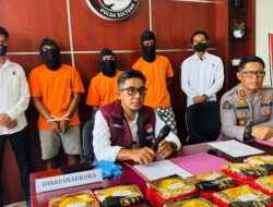 Polda Sulteng Gagalkan Penyelundupan Sabu 30 Kilogram, Tiga Kurir Lintas Negara Dibekuk