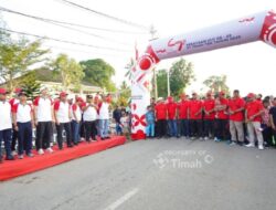 HUT ke-49, Ribuan Masyarakat Tumpahruah Padati Lapangan Upacara PT Timah Tbk Kundur Kepri