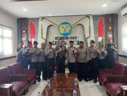 Perkuat Sinergitas Dan Soliditas, Dir Samapta Polda Babel Silaturahmi Ke Danrem 045/Gaya