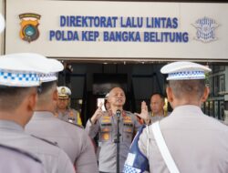 Kapolda Babel Beri Pesan Penting Ke Jarlantas, Jaga Penampilan Hingga Utamakan Keselamatan