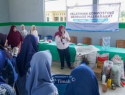 Lestari Lingkungan dan Pemberdayaan Masyarakat, PT Timah Berikan Pelatihan Pengolahan Kompos