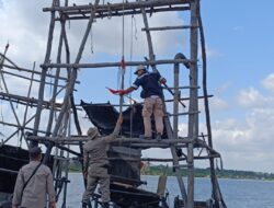 Jaga Aset Negara, PT Timah Bersama Tim Gabungan Gelar Penertiban Tambang Ilegal di Merbuk