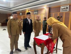 Wabup Basel Lantik Benny Supratama Kadishub, Harap Tingkatkan Pelayanan Publik