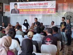 Sosialisasikan Perda Pencegahan Penyalahgunaan Psikotropika di Kota Padang, Evi Yandri Sampaikan Pesan Ini