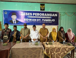Cara Reses, Ridwan Dt Tumbijo Serap Aspirasi Masyarakat di Nagari Bayua