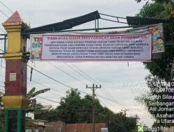 Dua Bulan Roboh Pasca Ditabrak Truk Pengangkut Alat Berat, Tugu Milik Desa Punggulan Tak Kunjung di Perbaiki.