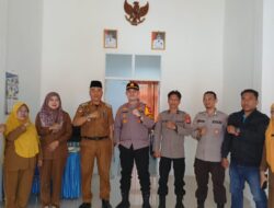 Hari Pertama Kerja, Kapolsek IPDA Syandi Blusukan ke Kantor Camat dan Puskesmas Lamala