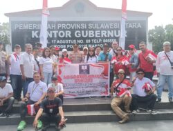 Gebyar HUT RI ke-80: FMPS Sulut Serukan Cinta Tanah Air  Lewat Pembagian Bendera Merah Putih Gratis