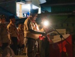 Upacara Ulang Janji Peringatan Hari Pramuka ke-64 di MAN 1 Banggai Berlangsung Khidmad