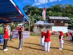 Majelis Ta’lim Nurul Yaqin Gelar Upacara HUT RI ke-80 Di Pasar Unjulan