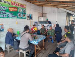 Babinsa Koramil 1016-01/Pahandut Laksanakan Komsos dengan Warga Binaan