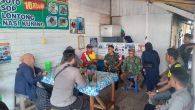 Babinsa Koramil 1016-01/Pahandut Laksanakan Komsos dengan Warga Binaan