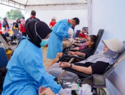 Kegiatan Pekan Sehat HUT ke-49 PT Timah dilaksanakan di Belinyu, Puluhan Kantong Darah Terkumpul