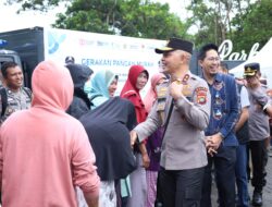 Bantu Warga Beli Beras Terjangkau, Polda Babel Gelar Gerakan Pangan Murah Di Bhaypark