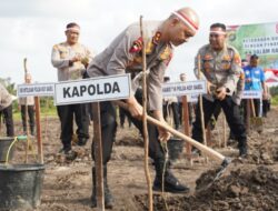 Sambut HUT Ke 80 RI, Polda Babel Dan Jajaran Serentak Gelar Penanaman Ribuan Bibit Pohon