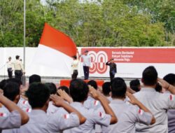 HUT ke-80 Kemerdekaan RI, PT Timah Gelar Upacara Bendera di Kantor Pusat Pangkalpinang 