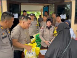Gerakan Pangan Murah Polsek Sungailiat Diserbu Warga, 4 Ton Beras SPHP Ludes Terjual