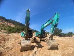 Polda Babel Tangkap 3 Terduga Pelaku Penambangan Dan Pengrusakan Hutan Di Bangka, 2 Unit Excavator Turut Diamankan