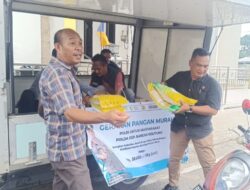 Gerakan Pangan Murah, Ditreskrimsus Polda Babel-Bulog Salurkan 2 Ton Beras SPHP Rp11.800/Kg
