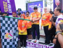 1.500 Peserta Lomba Lari Banggai Run Challenge Dilepas Bupati Banggai dan Menteri PPPA RI