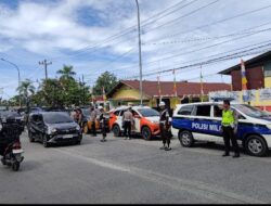 Polresta Deli Serdang Gelar Patroli Skala Besar Pasca Aksi Unjuk rasa 