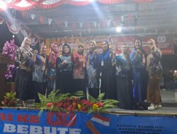 Warga Dusun Bebute Kompak Meriahkan Malam Puncak HUT RI ke-80