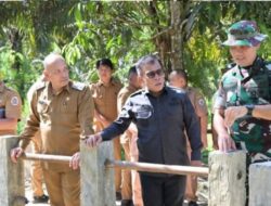 Dukung Asta cita Presiden untuk Ketahanan Pangan, Bupati Tapteng Tinjau Operasi Lahan Pertanian