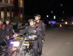 Polda Sulteng Gelar Patroli Skala Besar, Pastikan Keamanan Tetap Kondusif