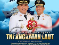 Dirgahayu Ke- 80 TNI Angkatan Laut.  Walikota Sibolga: Semangat Jalaseva Jayamahe