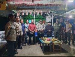 Sambangi Poskamling, Kapolres Belitung Ajak Warga Aktif Jaga Keamanan Lingkungan