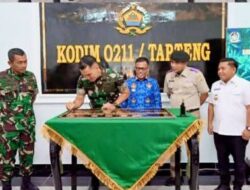Bupati Tapteng Serahkan Tanah Negara 100 Ha untuk Pembangunan Batalion TP 905 Sibolga