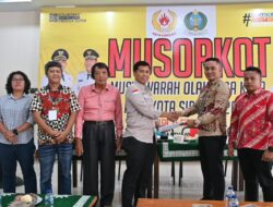 Pemilihan Ketua KONI Sibolga, Sadar Mangatas Sibaran Terpilih Secara Musorkot