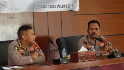 Dorong Layanan Medis Optimal, Tim Dokkes Polda Babel Sambangi Polres Belitung