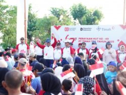 Belasan Ribu Masyarakat Larut Dalam Kebersamaan di Kantor Pusat PT Timah Tbk, Ikuti Pekan Sehat HUT ke-49 