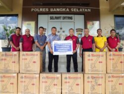 PT Timah Dukung Polres Basel Gencarkan Penanaman Jagung, Bantu 10 Unit Mesin Tanam Jagung