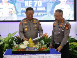 Ditlantas Polda Babel Gelar Syukuran Hari Lalu Lintas Bhayangkara Ke 70