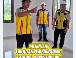 PUPR Pulpis Targetkan Gedung Perpustakaan Targetkan Selesai Akhir September.