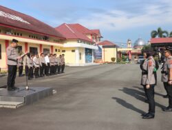 Kapolresta Deli Serdang Pimpin Sertijab Kabag Ops dan Kasat Lantas