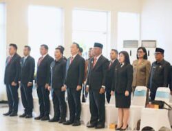 Wakili Bupati Minahasa, Sekda Lynda Watania Hadiri Pelantikan Kepala BPKP Sulut